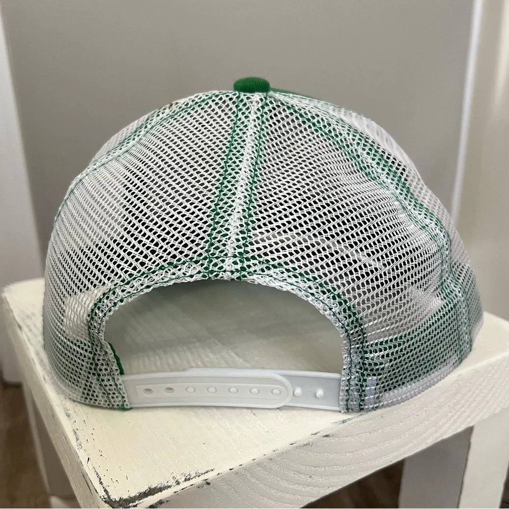 Pabst Blue Ribbon Green and White Hat - Picture 4 of 7